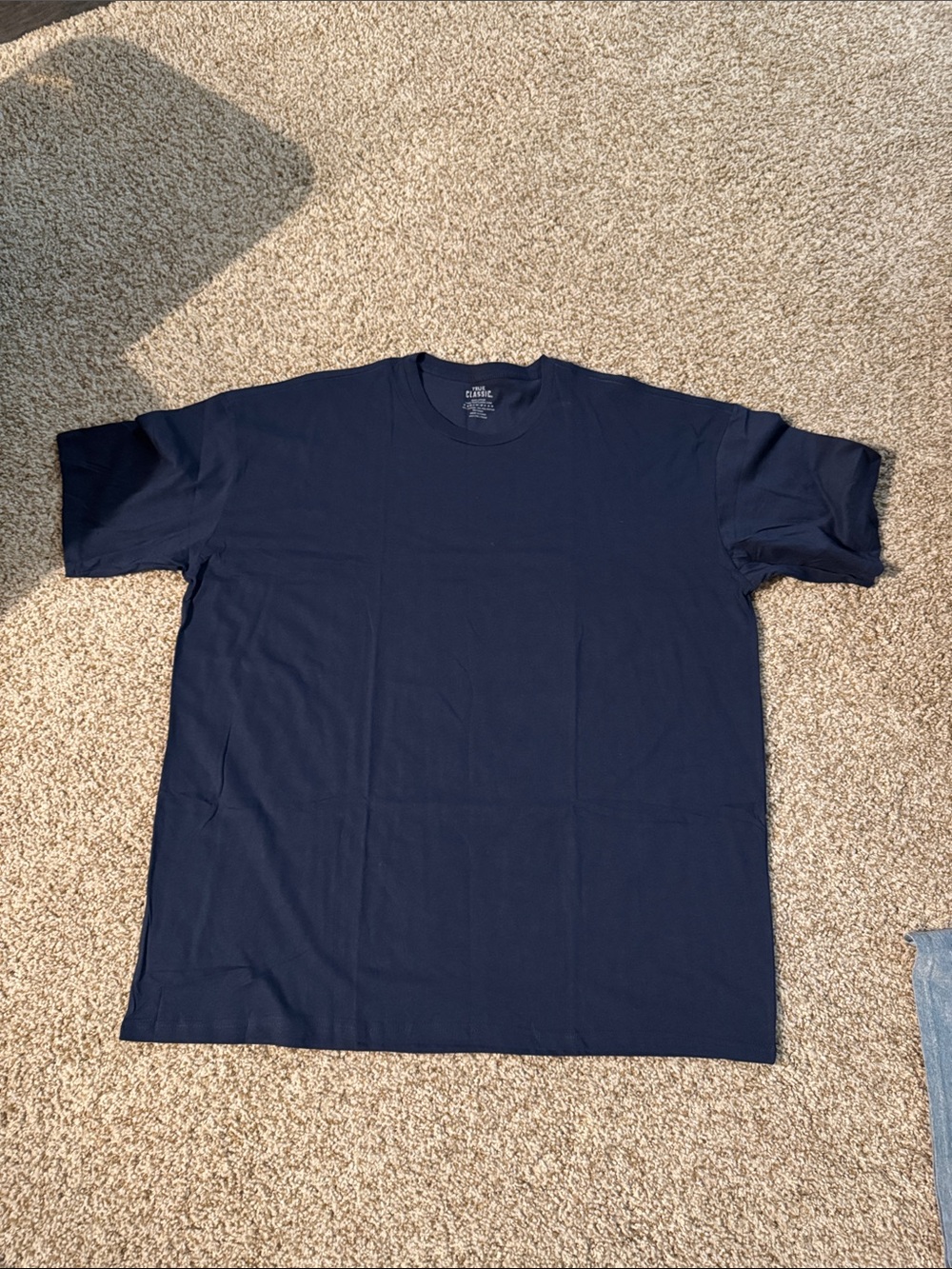 Men's Navy Crew Tee - Casual Everyday Shirt